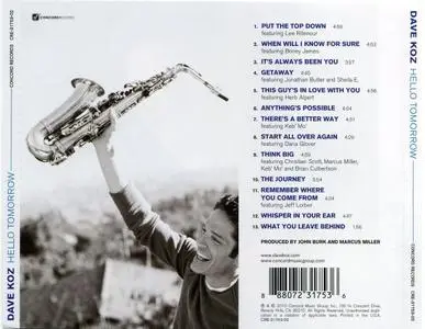Dave Koz - Hello Tomorrow (2010) {Concord}