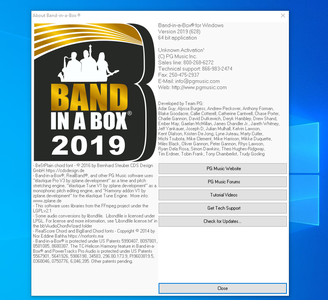 PG Music Band-in-a-Box 2019 Build 628 With Realband 2019(4) Portable