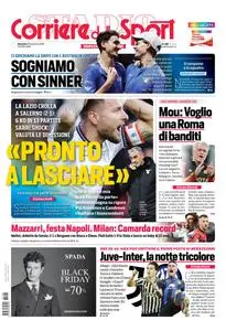 Corriere dello Sport Roma - 26 Novembre 2023
