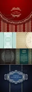 Elegant Vintage Backgrounds Vector 3
