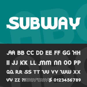 Font Subway Ig