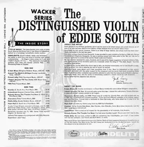 Eddie South - The Distinguished Violin of Eddie South (1958)