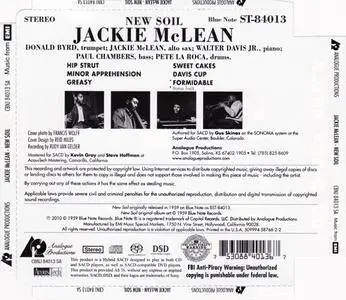 Jackie McLean - New Soil (1959) [Analogue Productions, Remastered 2010]