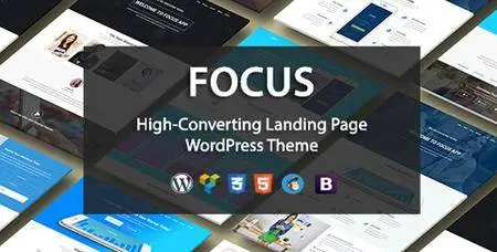 ThemeForest - Focus v1.0.1 - High-Converting Landing Page WordPress Theme - 19643841