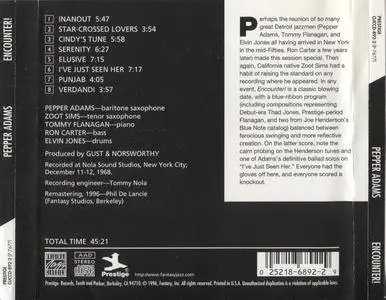 Pepper Adams - Encounter! (1968) {Prestige OJCCD-892-2 rel 1996}
