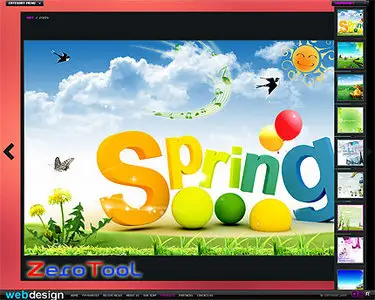 FlashMint 2616 rip Design portfolio full XML website flash template