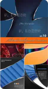 Abstract background incision