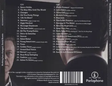 David Bowie - Nothing Has Changed (2014) [2CD] {2CD Version Parlophone}