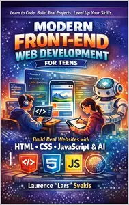 Modern Front-End Web Development for Teens: Build Real Websites with HTML, CSS, JavaScript & AI