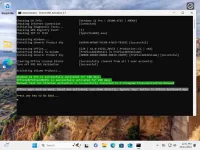 Windows 11 Pro 25H2 Build 26200.6725 (No TPM Required) With Office 2024 Pro Plus Multilingual Preactivated