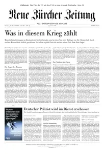 Neue Zurcher Zeitung International - 23 August 2025