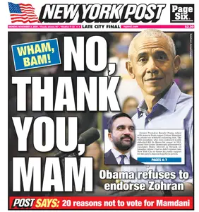 New York Post - November 3, 2025