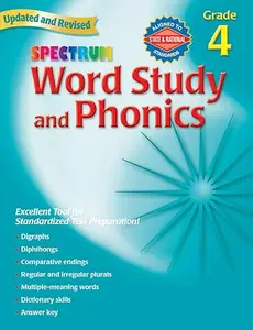 Word Study and Phonics, Grade 4 (Spectrum)