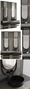 3dsky - Bathroom furniture by inbani faucet set 49 5336926 - 3D Model