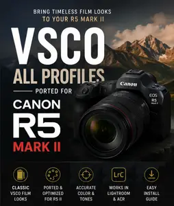 VSCO Profiles for Canon R5 Mark II for Adobe Lightroom