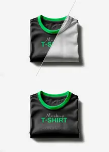 Folded T-Shirt Mockup Template 1655988236
