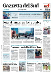 Gazzetta del Sud Cosenza - 25 Luglio 2024