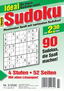 Ideal Sudoku - Nr.3 2026