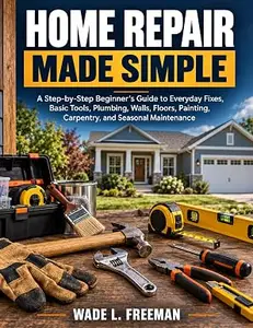 HOME REPAIR MADE SIMPLE : A Step-by-Step Beginner’s Guide to Everyday Fixes, Basic Tools, Plumbing, Walls, Floors, Painting