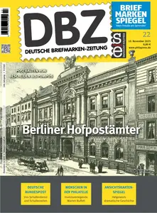DBZ Deutsche Briefmarken-Zeitung - 10. November 2025