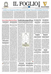 Il Foglio - 10 Settembre 2025