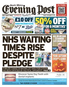 South Wales Evening Post - 19 September 2025
