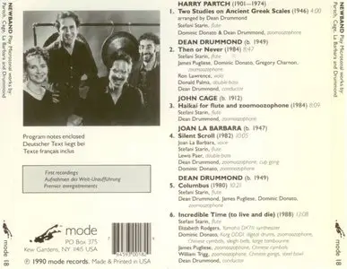 Newband - Plays Microtonal works by: Partch, Cage La Barbara and Drummond (1990)
