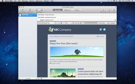 Direct Mail 4.1 Mac OS X