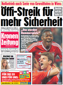 Kronen Zeitung, 22.04.2014