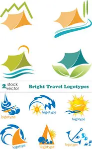 Vectors - Bright Travel Logotypes