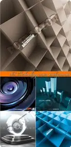 3D Technology vector backgrounds