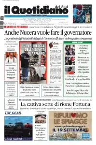 Il Quotidiano del Sud - 16 Settembre 2019