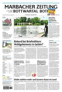 Marbacher Zeitung - 21. September 2017