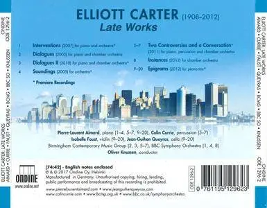 VA - Elliott Carter: Late Works (2017)