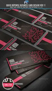 GraphicRiver Quick Response Business Card Design Ver 11