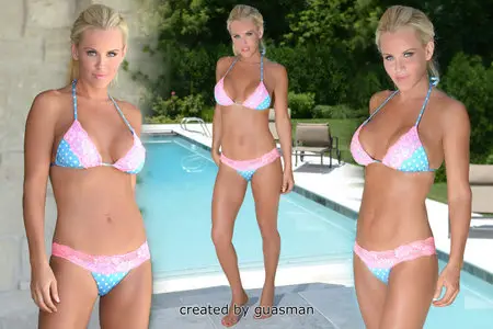 Jenny McCarthy - Posing poolside in Chicago July 12, 2012