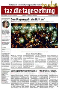 Tageszeitung TAZ vom 30 Oktober 2014