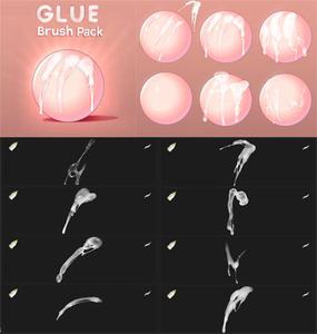 Glue - Procreate Brush Pack