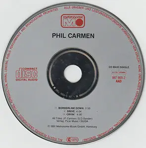 Phil Carmen - Borderline Down [CD-S] {1991}