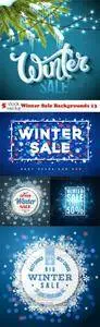 Vectors - Winter Sale Backgrounds 13