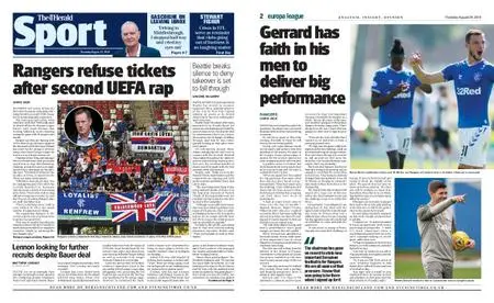 The Herald Sport (Scotland) – August 29, 2019