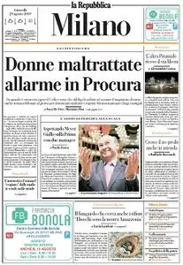 la Repubblica Milano - 29 Agosto 2019