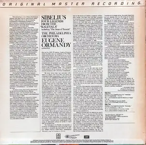 Sibelius - Four Legends From The Kalevala, Op. 22 (MFSL 1-523) (US 198_, 1979) (Vinyl 24-96 & 16-44.1)