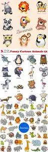 Vectors - Funny Cartoon Animals 52