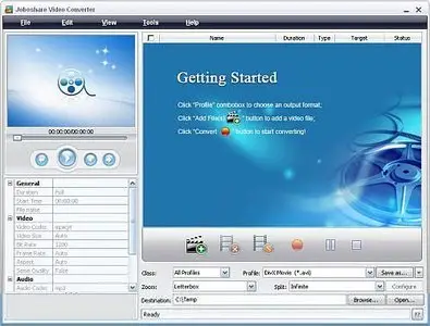 Joboshare Video Converter 3.2.8.0803