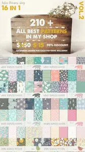 CreativeMarket - 210+ Patterns