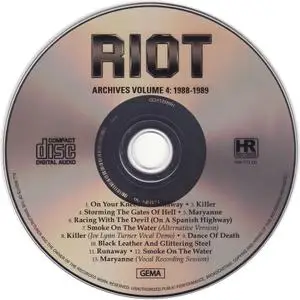 Riot - Archives Volume 4: 1988-1989 (2019)