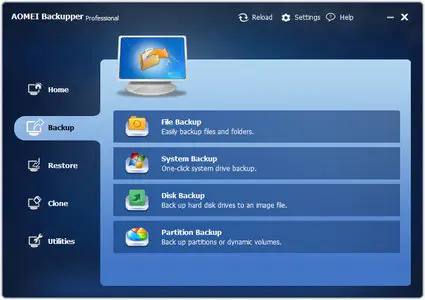 AOMEI Backupper Professional / Server 2.0.1 Portable