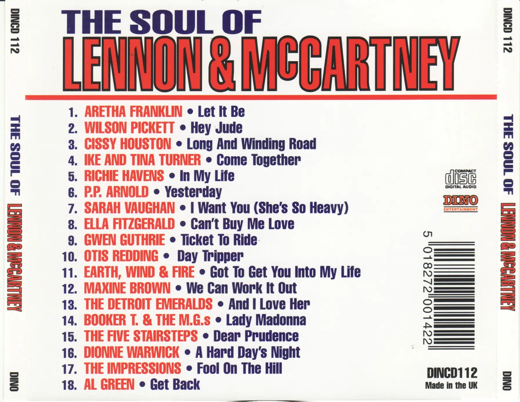 Various Artists - The Soul Of Lennon & McCartney (1995)