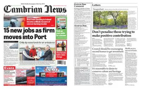 Cambrian News Arfon & Dwyfor – 24 May 2019